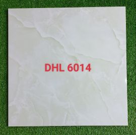 Thanh lý lô Đá bóng kiếng siêu bóng 60x60 họa tiết xanh gân trắng, loại 3. DHL 6014.